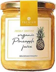 Amazon 有機パインアップル 果汁 ストレート 付け 砂糖不使用 プレミアムマーケティング フルーツの缶詰 瓶詰 通販