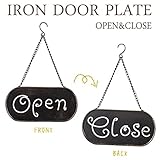 オープン＆クローズ OPEN&CLOSE STAND ロウスタンド 折りたたみ式 アイアン スタンド看板 両面パネル看板 案内板 サインボード 店舗 ディスプレイ 店舗什器 おしゃれ 営業案内 アンテ