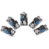 5個のDC昇降圧可変電圧レギュレータ36V〜24V 12V 5V 3.3V 3Vバックコンバータ電子ボルト安定なカーバッテリ調整可能な電源DIY電圧トランスモジュール