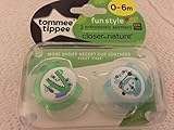 TOMMEE TIPPEE FUN STYLE CLOSE TO NATURE 0-6M ORTHODONTIC SOOTHERS CROCODILE by Tommee Tippee