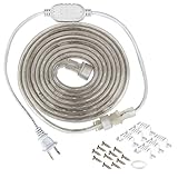 SUPERNIGHT? 10Ft / 3m SMD 5050 180 LEDs Strip Lights Flexible Light Ribbon AC 110V High Voltage Kits
