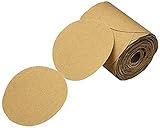 3M Stikit Gold Paper Disc Roll 216U Paper PSA Attachment Aluminum Oxide 5 Diameter P80 Grit Gold (Pa