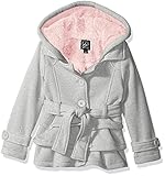 Ok Kids! Little Girls' Toddler Fleece Jacket Grey 3T [並行輸入品]