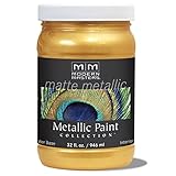 Modern Masters MM658 Matte Metallic Paint, Gold Rush, Quart [並行輸入品]