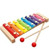 Emotionlin? Baby Music Perception 1-2-3 - year - old harp baby toys small Xylophone Eight Hand Knock
