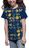 NCAA California Golden Bears Girls ' Hippy Chicクルーティーシャツ ブルー