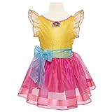 ファンシーナンシーワンピース、イエロー/ピンク