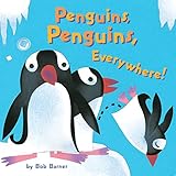 Chronicle Books(クロニクルブックス)Penguins Penguins Everywhere! BB(H22.3×W22.3×D1.5cm)