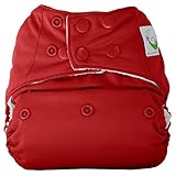 Sweet Pea Bamboo AIO Cloth Diaper Red One Size [並行輸入品]