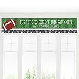 カスタムエンドゾーン – Football – カスタマイズベビーシャワーまたは誕生日パーティーデコレーションパーティーバナー