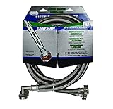 Eastman 41065 Ss Washing Machine Hose with 90-Degree Elbow, 3/4-Inch X 3/4-Inch, 1-Pair [並行輸入品]