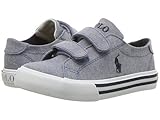 (ポロラルフローレン) Polo Ralph Lauren キッズカジュアルシューズ・・スニーカー・靴 Slater EZ (Toddler) Blue Chambray/Navy Pony Play