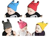 Geootベビーキッズ男の子の女の子帽子クールニットキャップ暖かい冬Toddler幼児のセット5 X LE-001