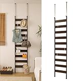 壁面ラダーラック 幅45cm ブラウン色 NJ-0109