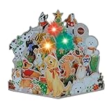 サンリオ(SANRIO) クリスマスカード メッセージカード クリスマス ライト＆メロディー イヌいっぱい JXPM 4-5 243841