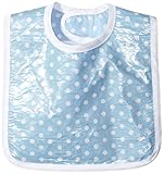 Infantissima Laminated Toddler Bib, Dot Light Blue by Infantissima