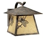 Vaxcel Vaxcel OW50593OA Whitebark 9" Outdoor Wall Light, Olde World Patina [並行輸入品]