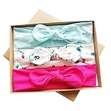 ocamo Headwear £¬ Infant Baby Girl Lovelyリボン付きヘアバンドヘアアクセサリーwithギフトボックス£¬ 3個 40-56CM LSY-20180529-J6F