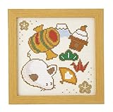 オリムパス製絲 干支ししゅうキット 幸せねずみ 手作りキット K-7515