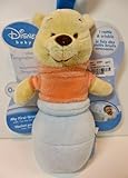Disney Baby Winnie the Pooh Plush Rattle,my First Grasp,on the Go Strap Attachment [並行輸入品]