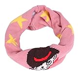 (ダマラ) Damara スカーフ ねこ 防寒ニット スカー ベビーマフラー おしゃれ 子供 流行かわいい ピンク