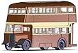 Busch g379 – 560 GuyアラブII London Transport nスケールモデル列車