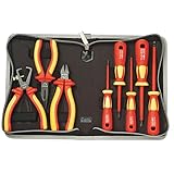 Pro'sKit 902-215 Insulated Screwdriver and Plier Set, 1000V [並行輸入品]