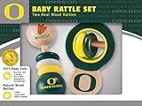 Oregon Ducks Wooden Baby Rattle Set