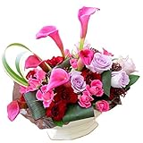 花由 選べる誕生花の生花アレンジ5000円 6月 トレジャーズ