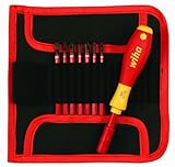Wiha 28391 Insulated SlimLine Interchangeable Set Includes Handle with Pouch, 8-Piece by Wiha