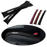 KINKA 新型アクア用 AQUA カーシートギャップフィラー 2個入り 隙間クッション アクア MXPK系 10系 車 隙間埋め サイド ギャップフィラー 隙間ストッパー 隙間収納 車 SUV カーシートアクセサリー 運転席 収納スロット 隙間ギャップフィラー（黒）