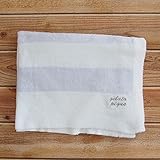 gelato pique ジェラートピケ スムーズィー2ボーダーブランケット pwgg171517/2017春夏 LAVENDER F