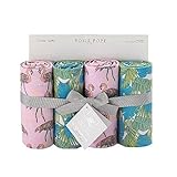 Rosie Pope Baby Swaddle Cloths - Flamingos by Rosie Pope