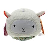 HuaYang面白い動物スタイルのベビー子供用ソフトぬいぐるみベル布ボール教育玩具(羊)