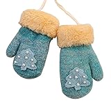 ラブリーニットベビー手袋子供のための暖かい冬の手袋