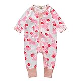 Kids Tales新生児幼児Footed "ドットBaby Girl "ピンクパジャマスリーコットン カラー: ピンク