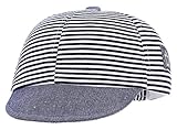 GEMVIE 子供 ベースボールキャップ 綿 帽子 キッズ ハット 男の子 女の子 男女兼用 ヒップポップ ストライプ 野球帽子 かわいい 日よけ ブラック