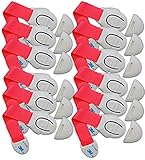 plum forest カラフル マジック式 スマイル ベビー ガード ストッパー レッド 12個