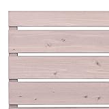 枠付き フェンス 横板Ｃ（隙間15ミリ） 国産杉【上下枠】 幅1100×高さ811×奥行36ｍｍ WB（ホワイトベージュ）色