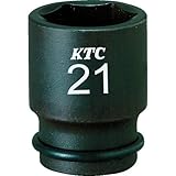 KTC(ケーテーシー) 9.5mm (3/8インチ) インパクトレンチ ソケット (セミディープ薄肉) 19mm BP3M19TP