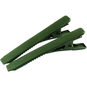 [ATK21] (2本セットLサイズ) マットカラー クリップピン ダッカール シンプル 無地 前髪 艶消し レディース…