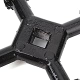 Fenteer 電動ドリル用　　ユニバーサル　ドリルチャックキー　４ビット　汎用　フィットドリルパワーツール　ブラック