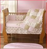 Step by Step Contempo 4 Piece Crib Set- Pink & Brown by Step by Step [並行輸入品]