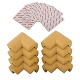 TTLIFE 8 Pieces Childproofing Corner Guards Protector for Baby Safety Corner Cushion (Honey) by TTLI