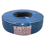 テイコク ビニルキャブタイヤコード VCTF 4CX1.25SQ 灰色 100m巻