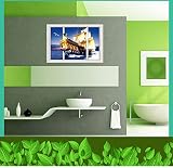 fangeplus ( TM ) DIY取り外し可能アート壁画ビニール防水壁ステッカー子供部屋装飾保育園デカールステッカー壁紙35.4 " x23.6 " 35.4''x23.6''
