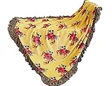 sahalerフローラルフランネルフリースニットフリルドットソフト毛布の女の子の幼児、子供用Throw Perfectギフト59 " x59 "寝室ソファ/ベッド/ソファ/車/リビングルーム/オフィス