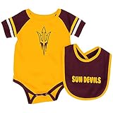 Arizona State Sun Devilsコロシアムroll-out Infant One Piece Outfit And Bib Set