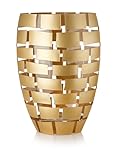 Badash Crystal CD750 GOLD WALL VASE 12 in.
