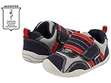 [ペディペド] pediped メンズ Adrian Grip n Go (Toddler) ベビーシューズ Navy/Grey/Red 23 (US 7 Toddler)(14cm) - M [並行